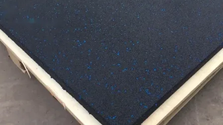 Tappetino in gomma all'ingrosso di produzione cinese, tappetino per palestra in gomma commerciale premium, pavimento in piastrelle per palestra in gomma per la casa a prezzo scontato per il fitness Crossfit